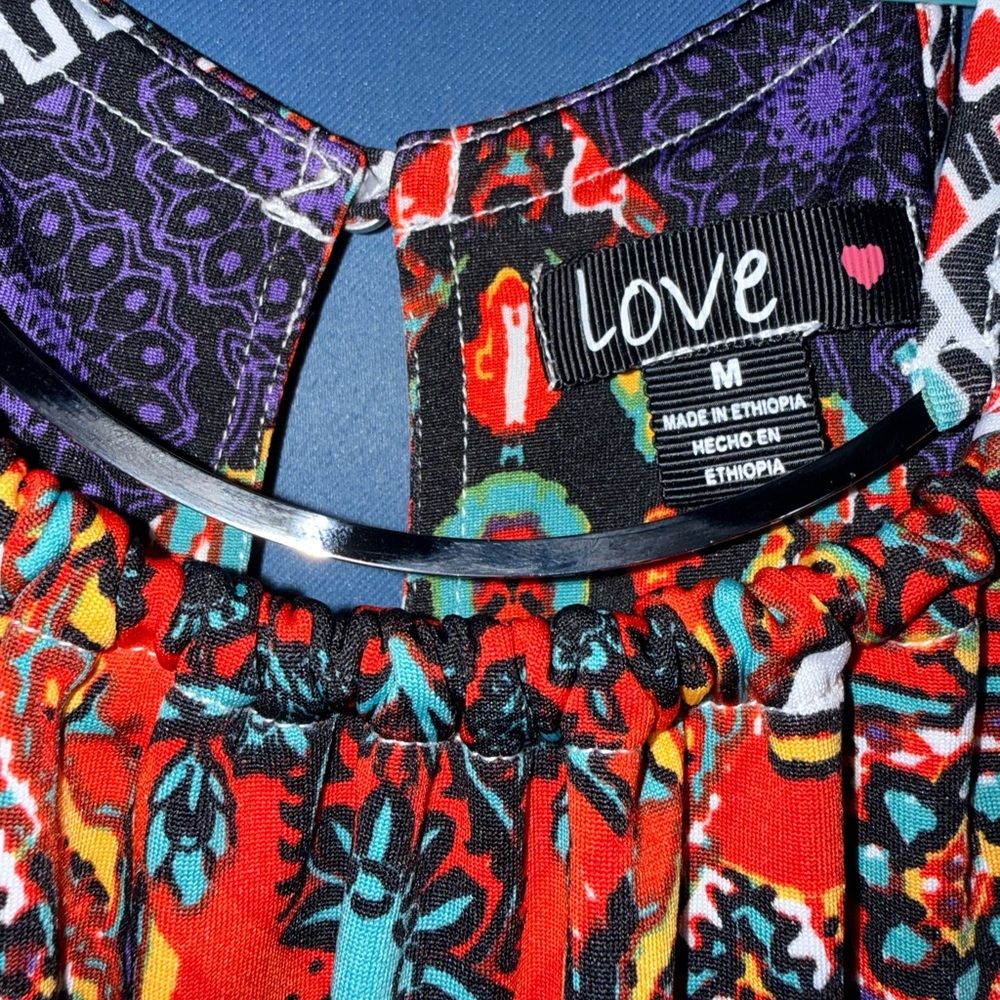 Love Multicolor Bohemian Dress - Picture 2 of 5